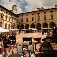 The antique fair Arezzo Italy: Fiera antiquaria in Arezzo